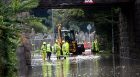 Some of the flooding in Inverurie. (Picture: Heather Fowlie)