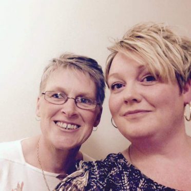 Tracey Hoy, pictured left, was close friends with Angela Spalding.