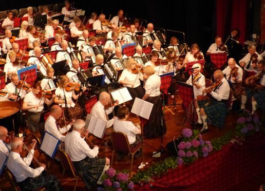 Nearly 100 people are expected to join the orchestra in Elgin Town Hall for the performance.