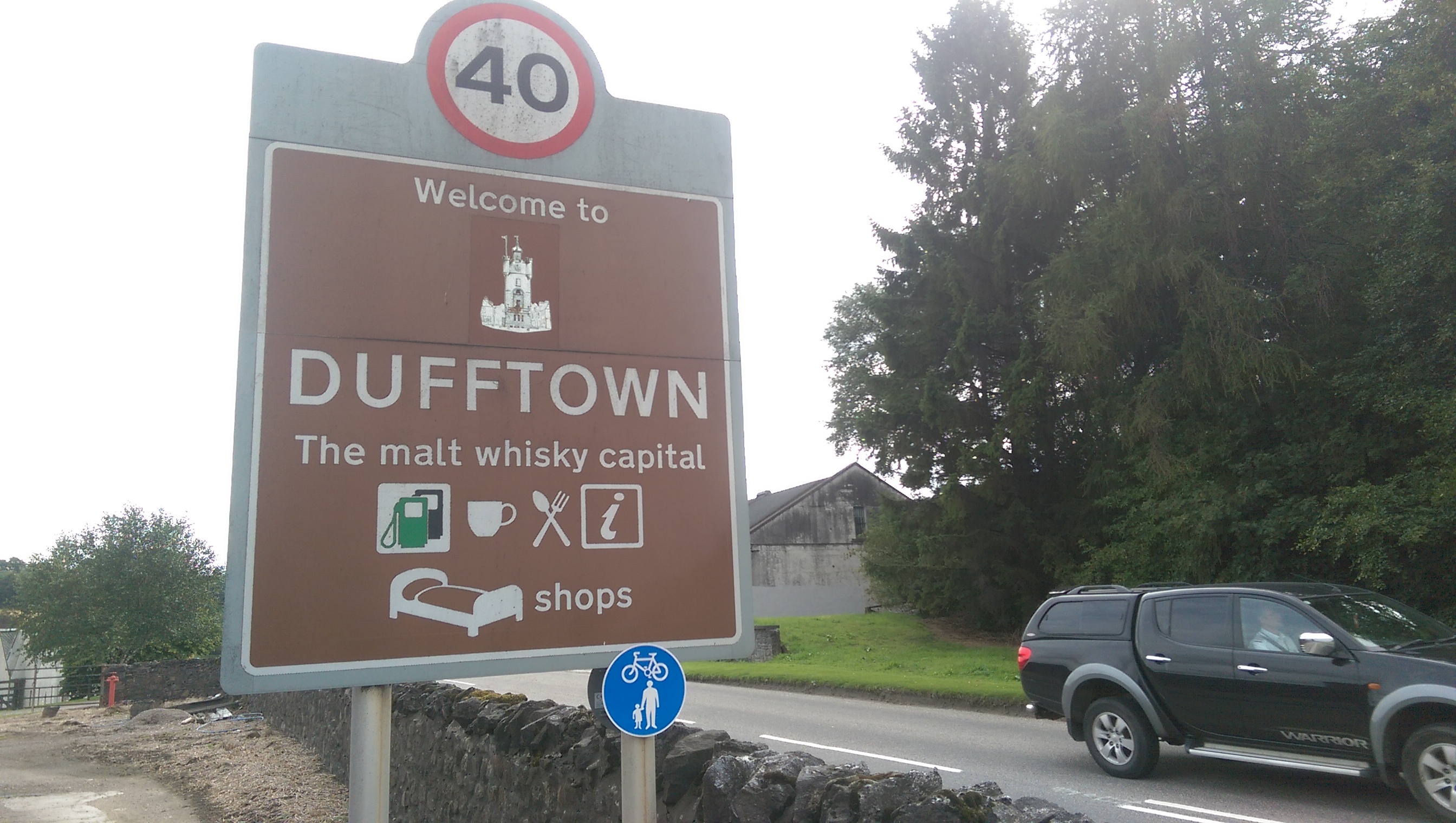 Dufftown residents have been asked whether motorists should slow down in the town.