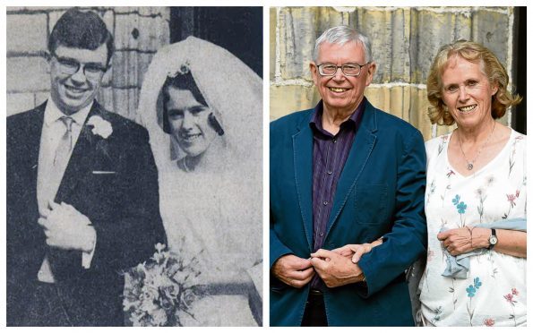 The happy couple in 1967 and now (Picture by Kenny Elrick)