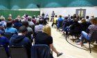 A public meeting was held in the Bennachie leisure centre to give an update on the centre's future.