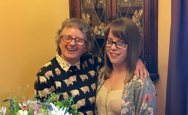 Rosemary Mitchell, right, is raising cash after the loss of her mum Elaine to cancer.