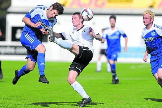 Nairn's Calum Riddell, left, was diagnosed three months ago