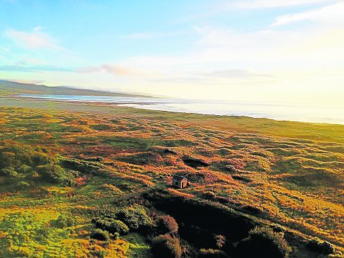 Coul Links, where a proposed golf course would be built.