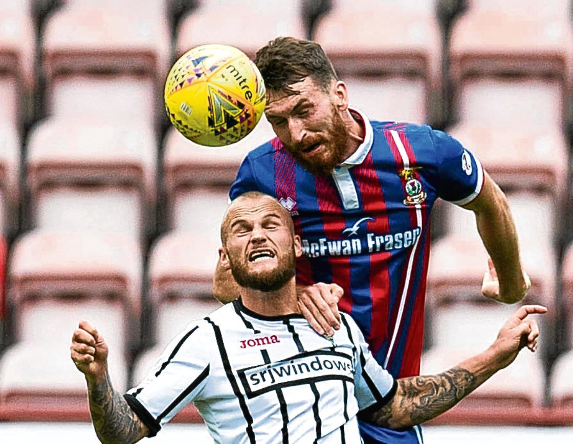 Joe Chalmers could slot in at left back for Caley Thistle.