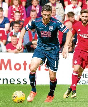 Ross Draper moved from Caley Thistle to Ross County at the start of the season.