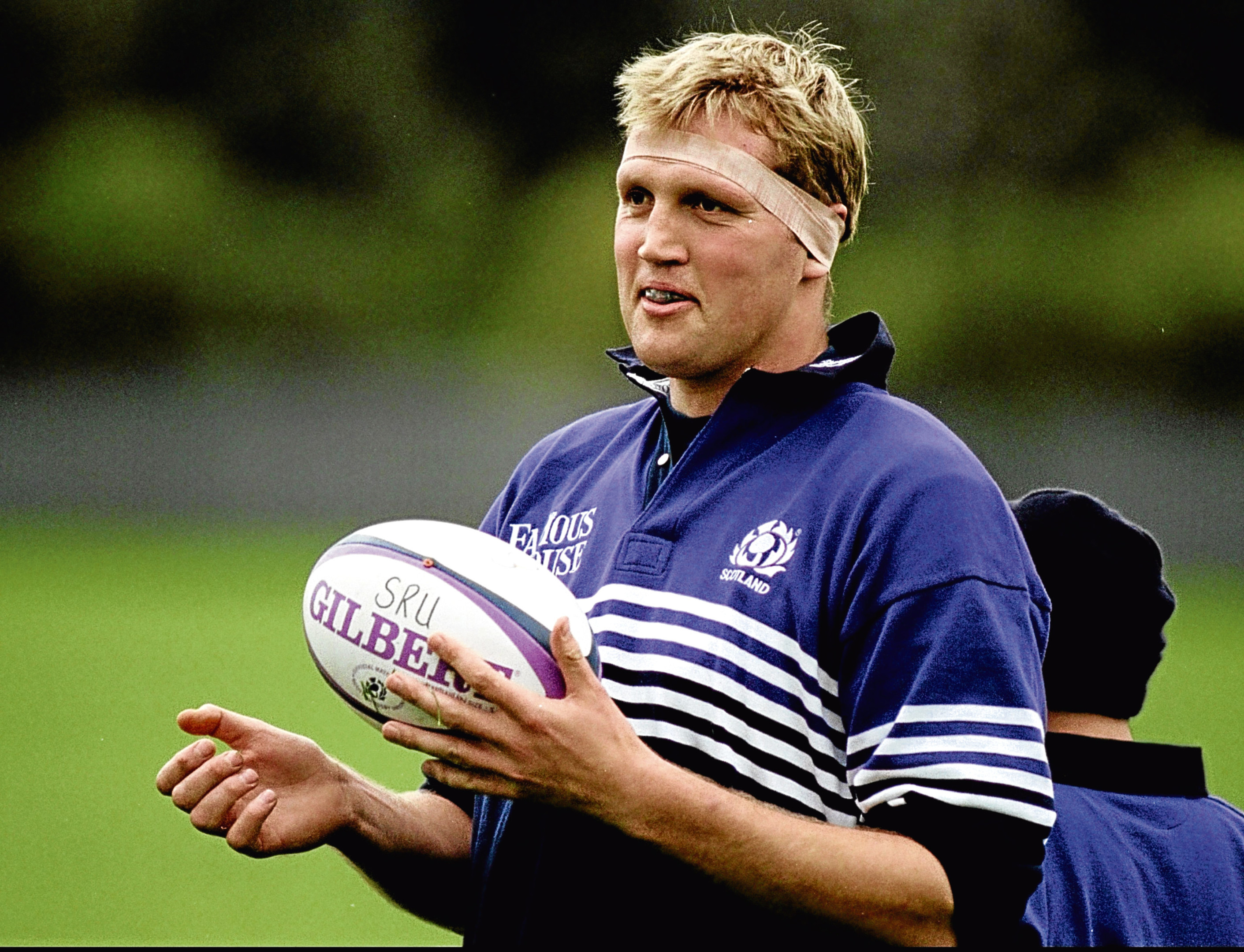 Doddie Weir during a training session in 1998.