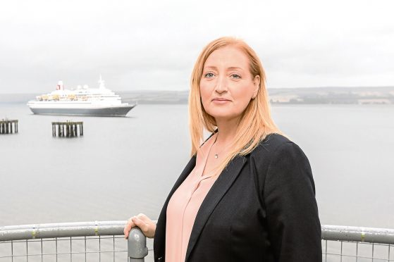 Port of Cromarty Firth cruise manager Allison McGuire.