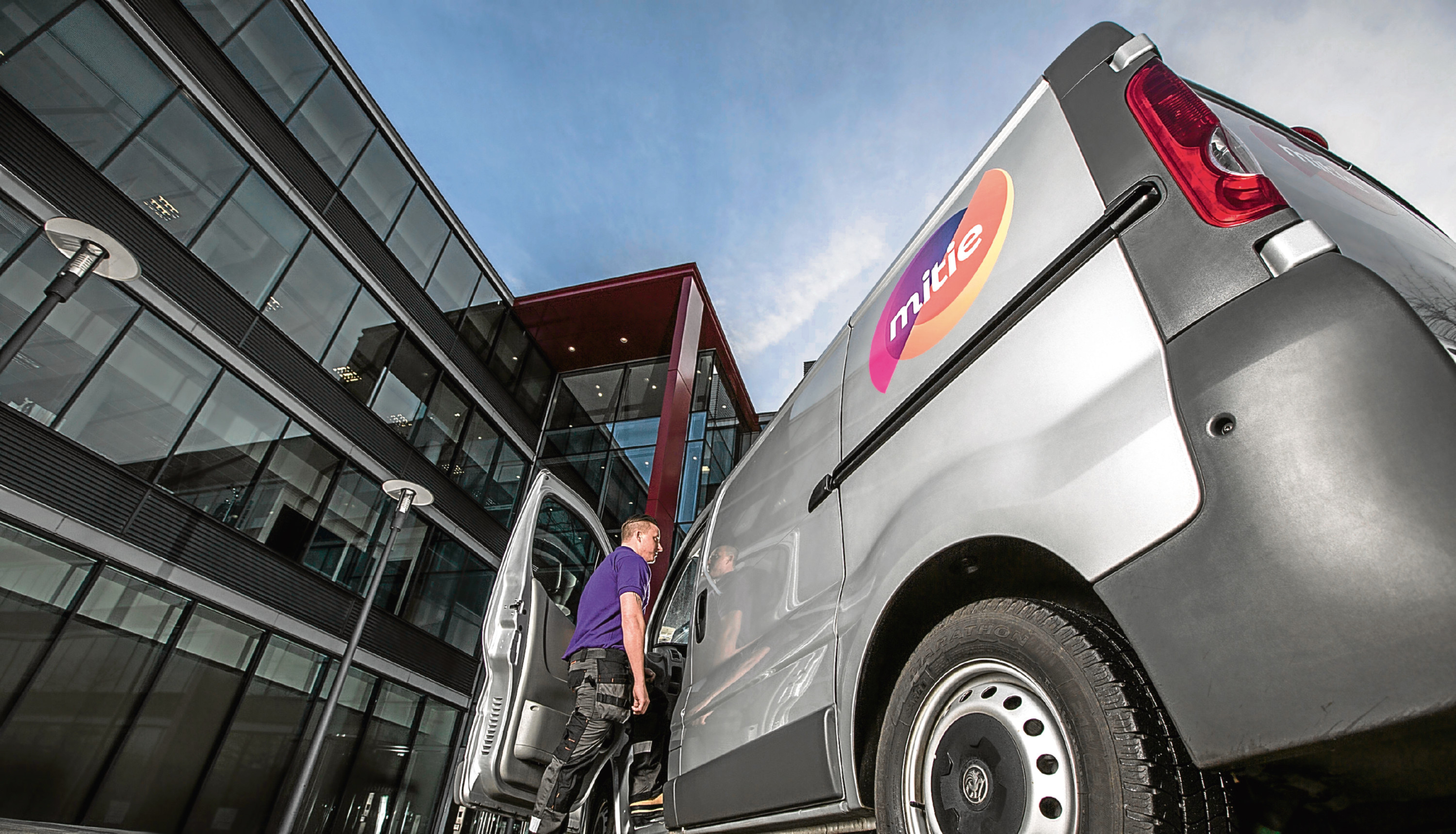 A vehicle used by outsourcing giant Mitie which has confirmed around 480 jobs are being axed as part of its turnaround plan and warned over higher-than-expected costs of its overhaul.