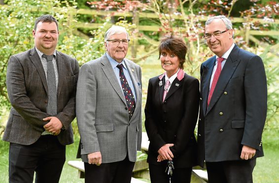 Duncan Morrison, David Brown, Lorna Paterson and Pat Machray.