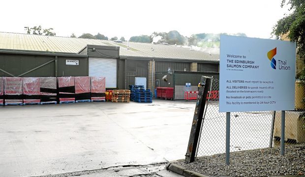 The Edinburgh Salmon Company factory in Dingwall.