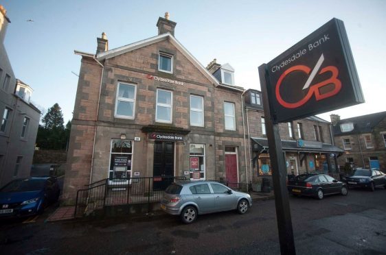 The Clydesdale branch in Aberlour closed in May.