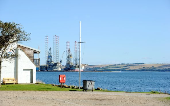 The Cromarty Firth close to the Invergordon Boating Club. Pic by Sandy McCook.