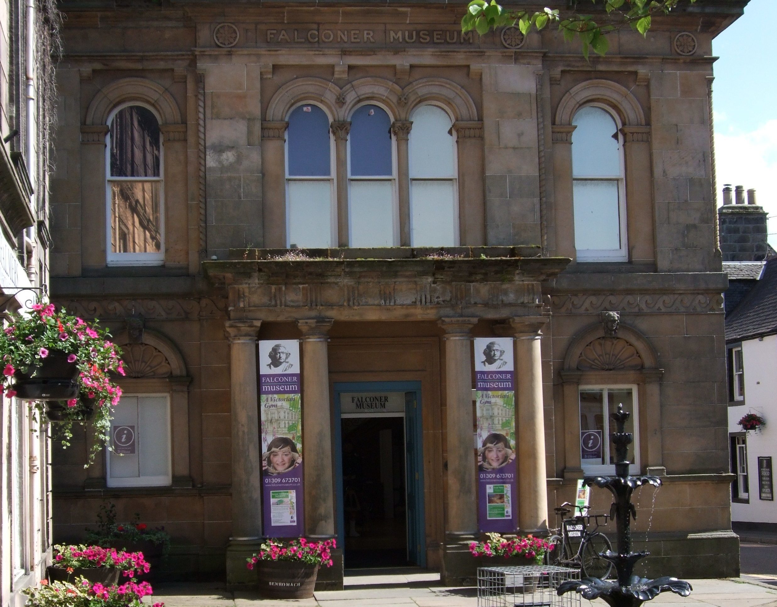 About 6,000 people attend the Falconer Museum in Forres every year.
