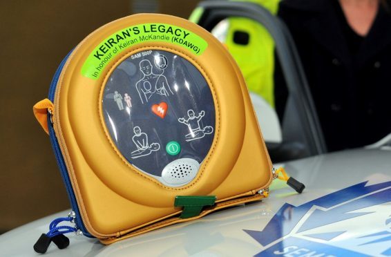 Defibrillators bearing the name of Keiran McKandie have been carried in police cars across the north-east.