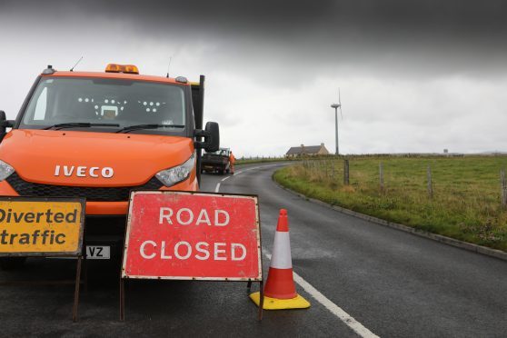 The crash, which happened just outside of Kirkwall, involved a white Vauxhall Corsa and a red Nissan Navara.