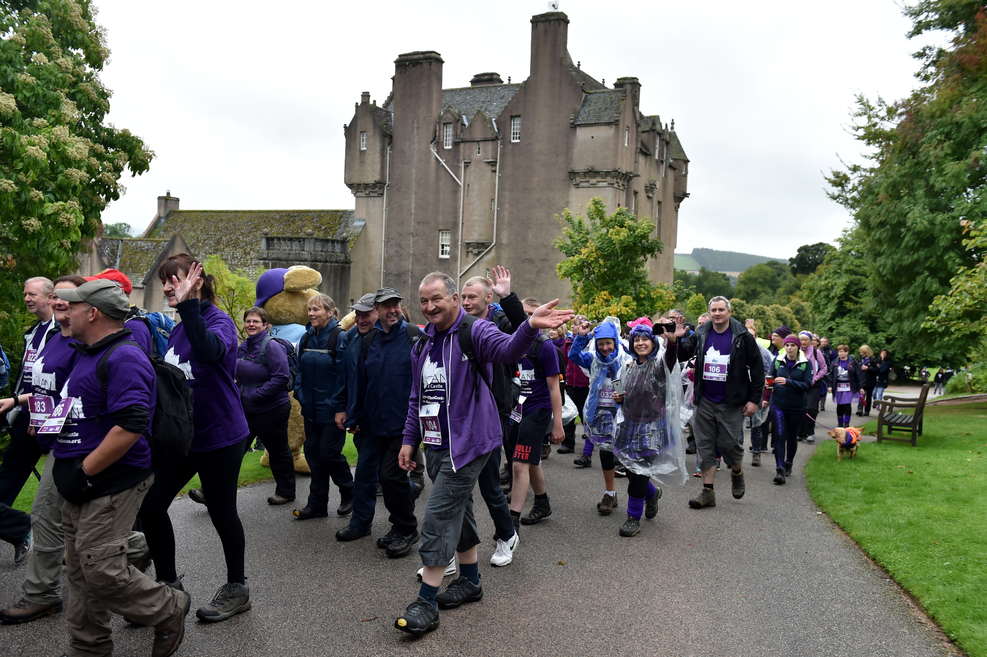 CLAN at the Castle, sponsored walk fun day 2017, at Crathes Castle.

Picture by KENNY ELRICK     10/09/2017