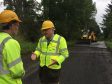 MSP Mike Rumbles met with AWPR contractors and Aberdeenshire council officers to discuss road closures