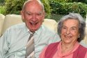 Celebrating their 60th wedding anniversary are Angus and Elizabeth Sword, Aberdeen. 
Picture by Jim Irvine