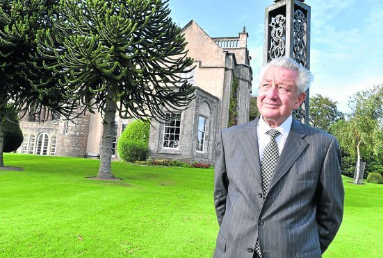 Donald Macdonald  pictured at Macdonald Pittodrie House in Aberdeenshire.
Picture by Colin Rennie