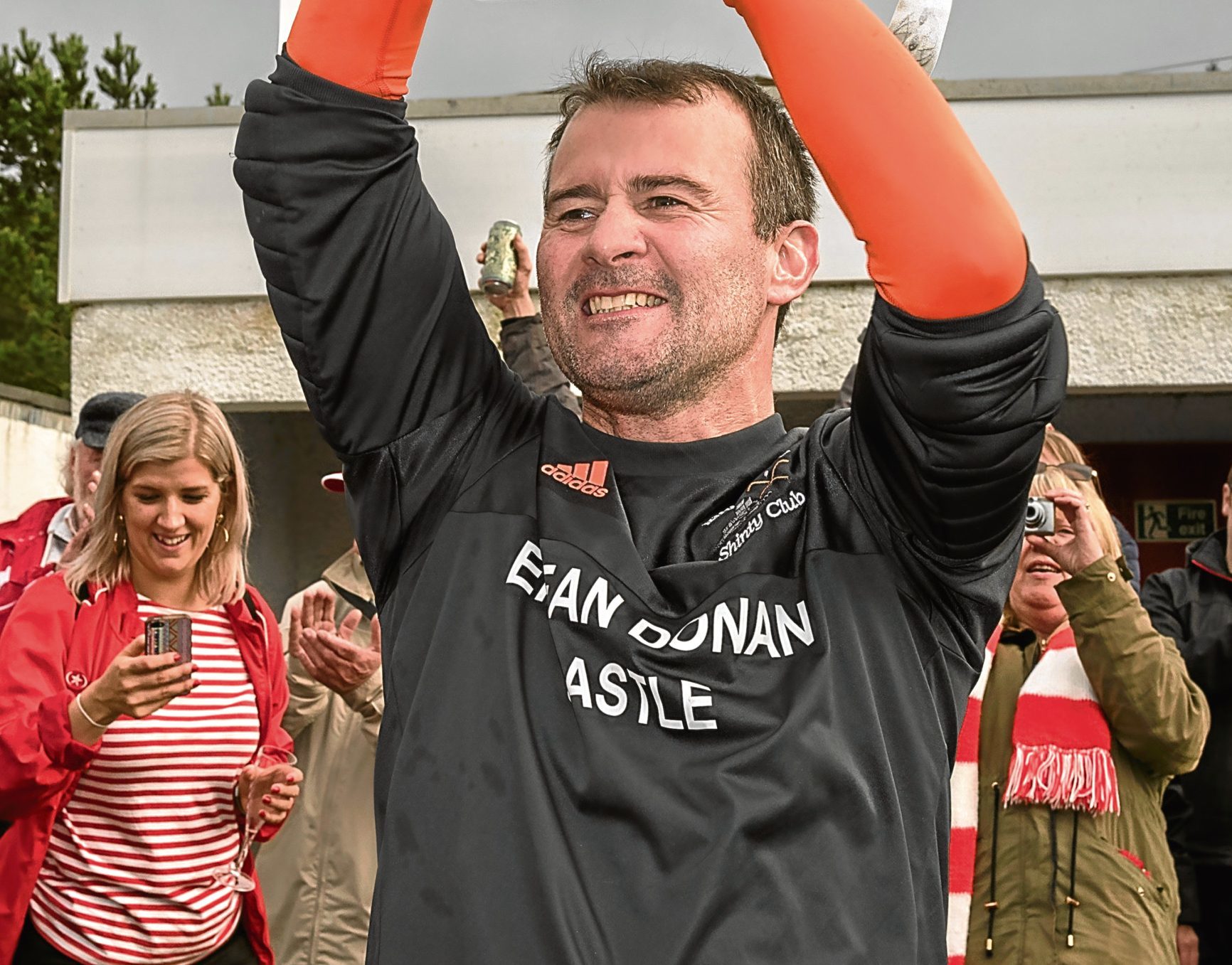 Kinlochshiel goalkeeper Scott Kennedy