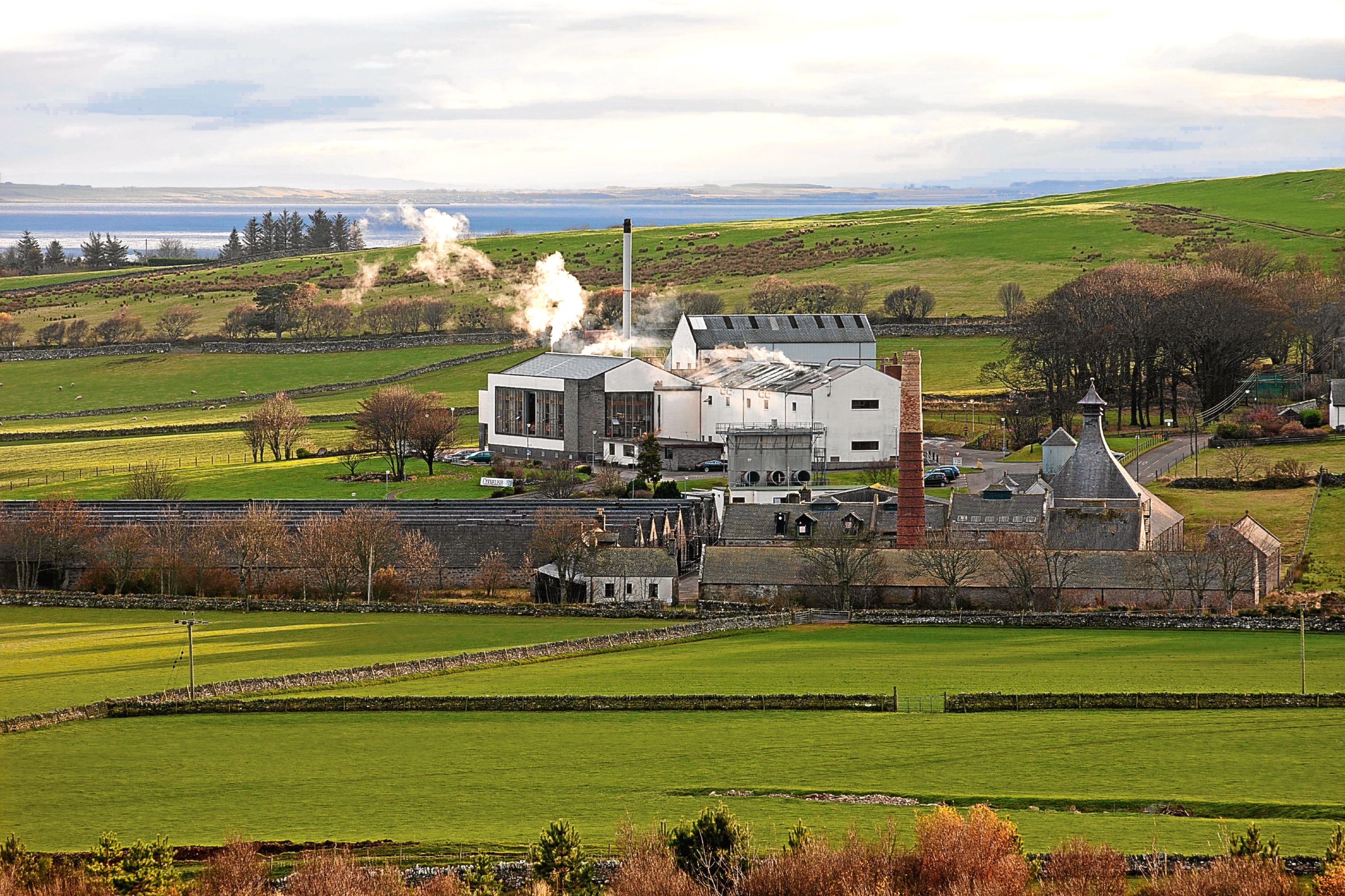 The Clynelish Distillery in Sutherland.