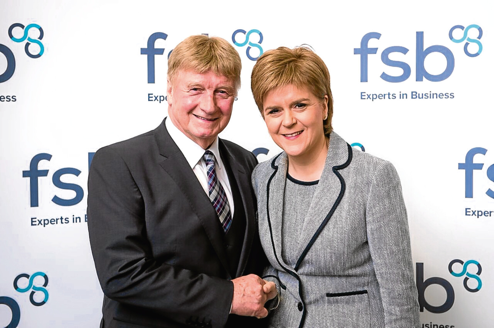 FSB Scottish policy convenor Andy Willox with First Minister Nicola Sturgeon.