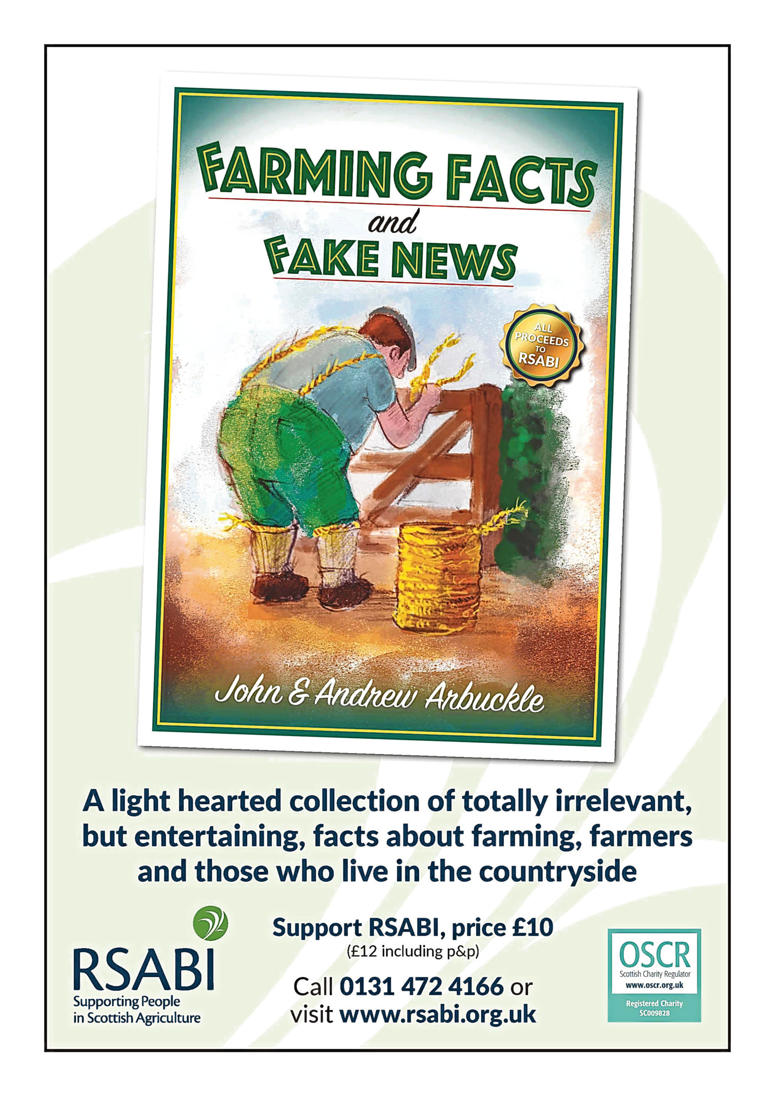 The new book contains lists of farming facts