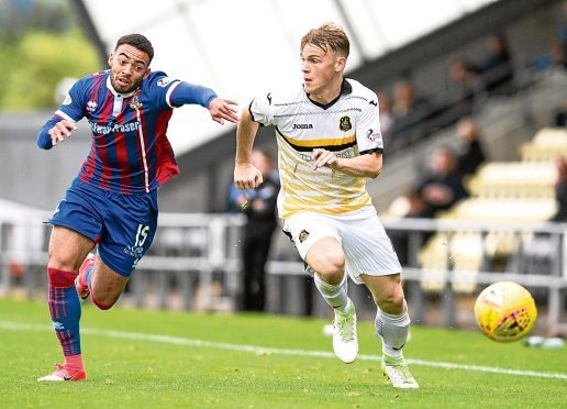 Caley Thistle's Jake Mulraney was on fine form.