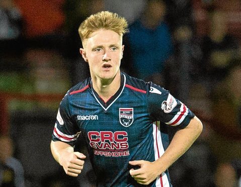 Ross County midfielder Davis Keillor-Dunn.