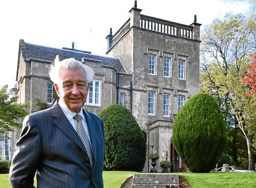 Businessman Donald Macdonald pictured at Macdonald Pittodrie House in Aberdeenshire.
Picture by Colin Rennie.