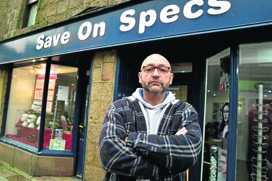 PETERHEAD SHOPKEEPER KEITH BENNETT