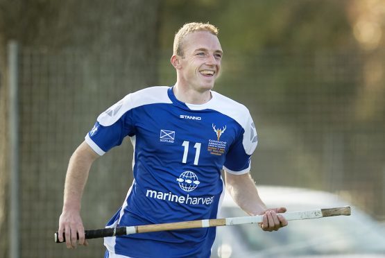 Scotland’s Kevin Bartlett after scoring a 3 point goal.