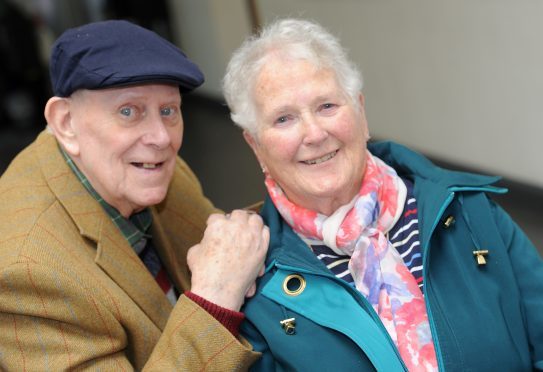 Long time Mod attendees Donald and Christine MacKinnon of Edinburgh but originally from Bannffshire and Islay.