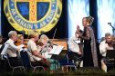 The annual Fiddlers Rally, under the baton of Mary Adam, held as part of the Royal National Mod.  Picture and video by Sandy McCook.