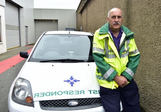 Fraserburgh first responder Donny Harper