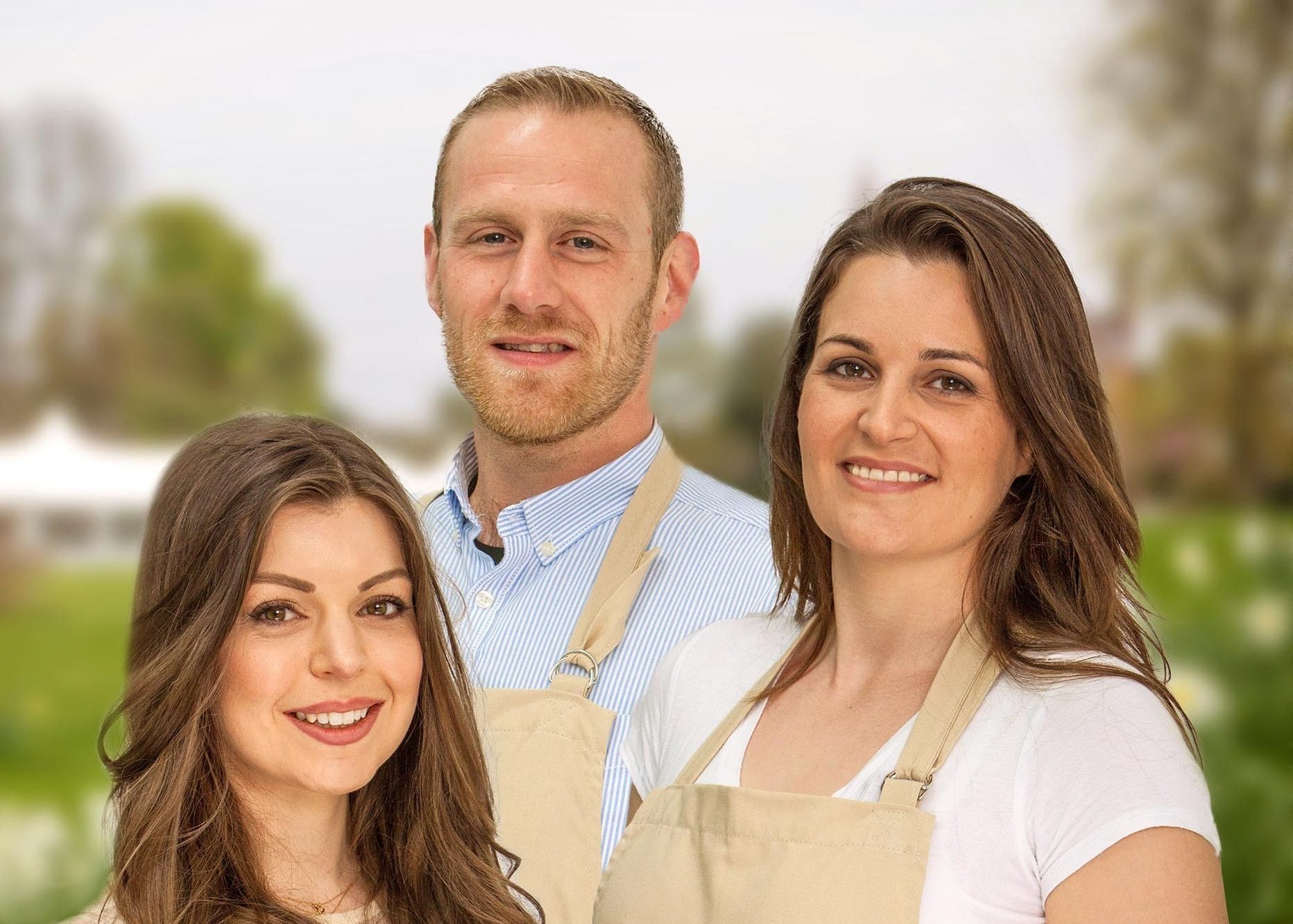 Finalists (left to right) Kate Lyon, Steven Carter-Bailey and Sophie Faldo