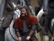 Hollywood star Chris Pine films scenes of his big-budget Netflix film Outlaw King at Glasgow Cathedral.
