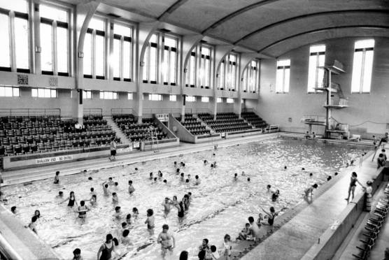 The baths were first opened in 1940