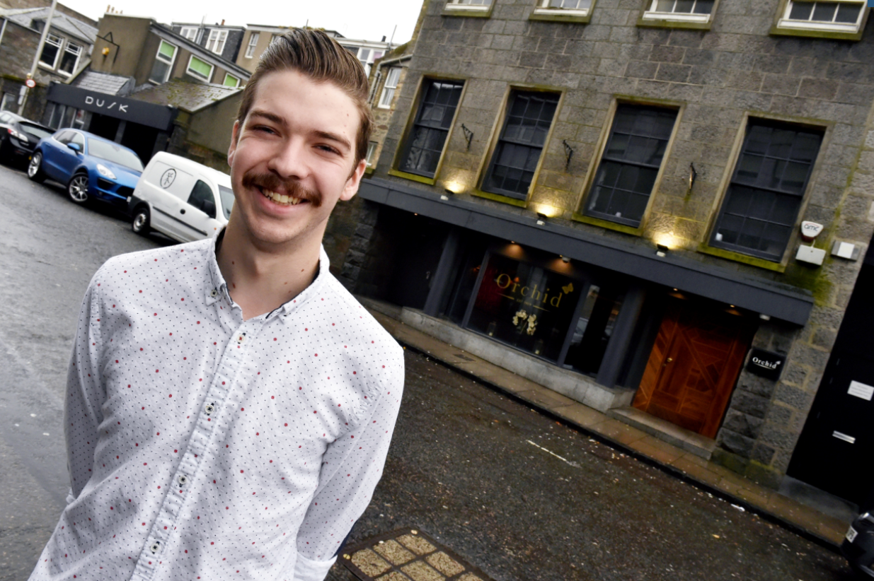 Nick Gordon, manager of Orchid, says cafe culture could boost the city's standing