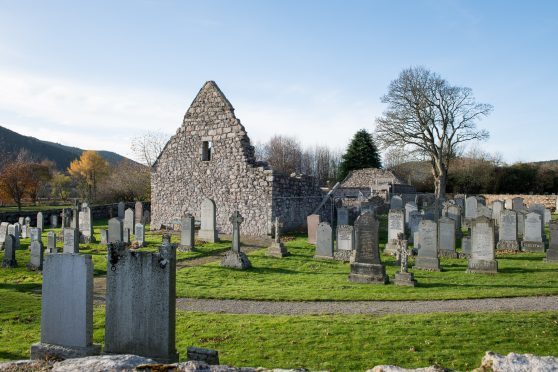 The Duke of Rothesay, is leading a project to breathe new life into the Tullich Kirkyard. (Picture: Richard Frew)