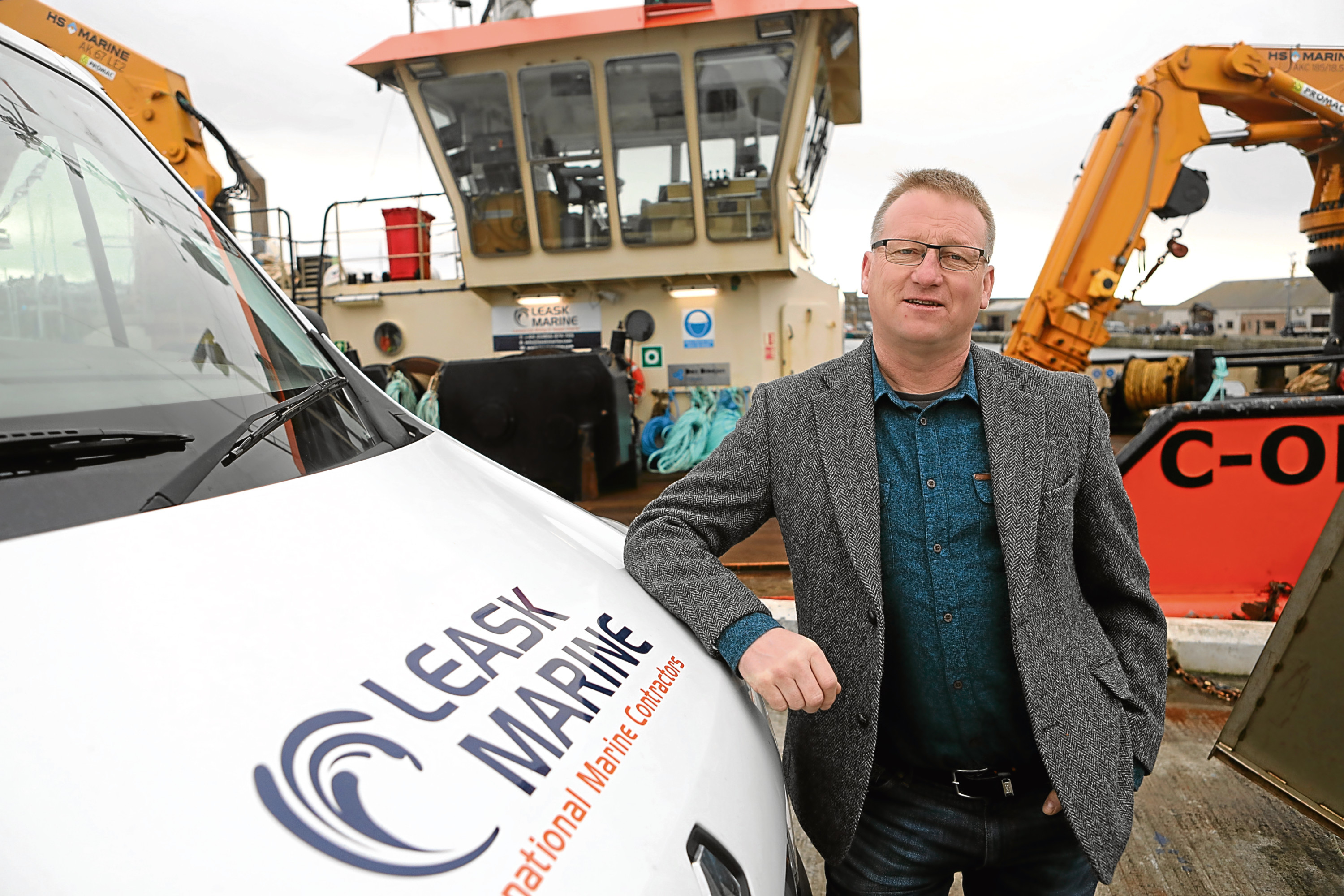 Dougie Leask founder of Leask Marine