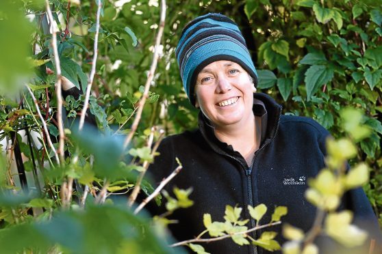 Kirsty Reid who runs the Teeny Weeny Farm in Dyke near Forres