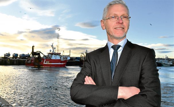 Ian Laidlaw, pictured at the harbour.