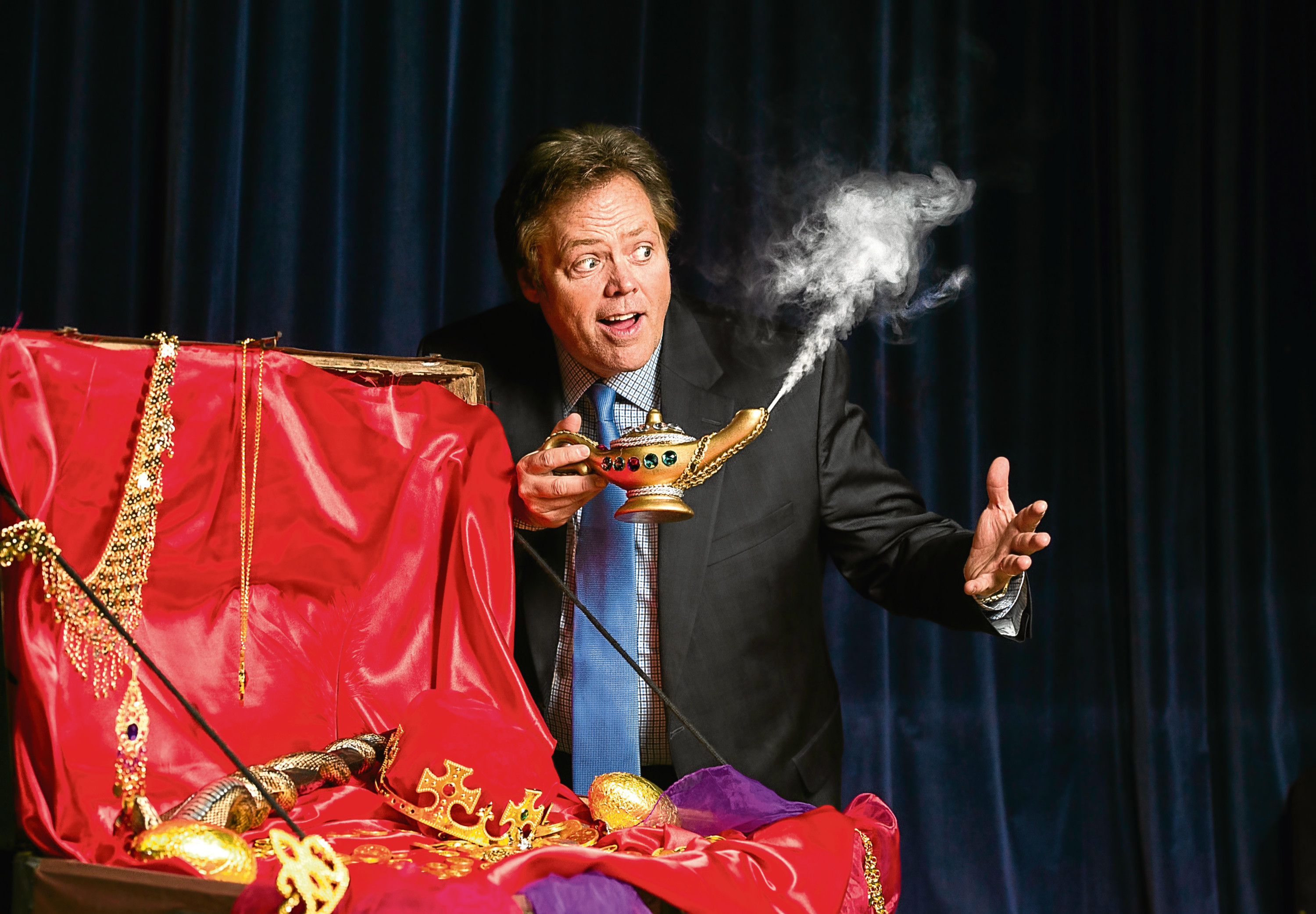 Jimmy Osmond was revealed as the new star for  this year's HMT panto Aladdin