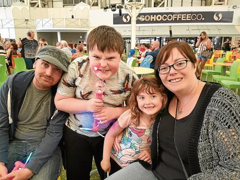 Danny, Alfie, Paige and Louise Henderson