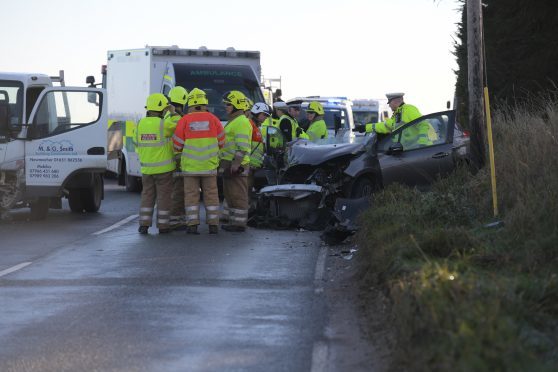 The crash at Potterton.