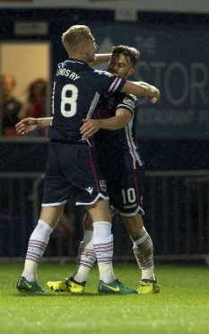 Ross County midfielder Jamie Lindsay.