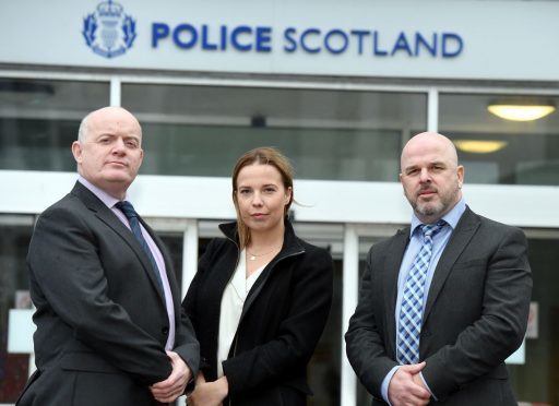 L-R DI Allen Shaw, DC Kirsty Welsh and DI Nick Thom are part of a team tasked with targeting 'cuckooing' drug dealers who use people by taking over their homes to deal.
(Picture: Kami Thomson)